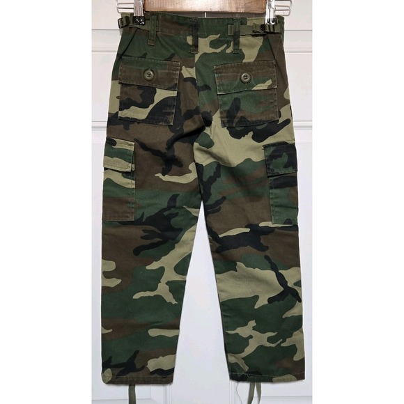 Military Camo Pants Woodland Kids Fatigues Size 8 USMC Parris Island - Picture 2 of 5